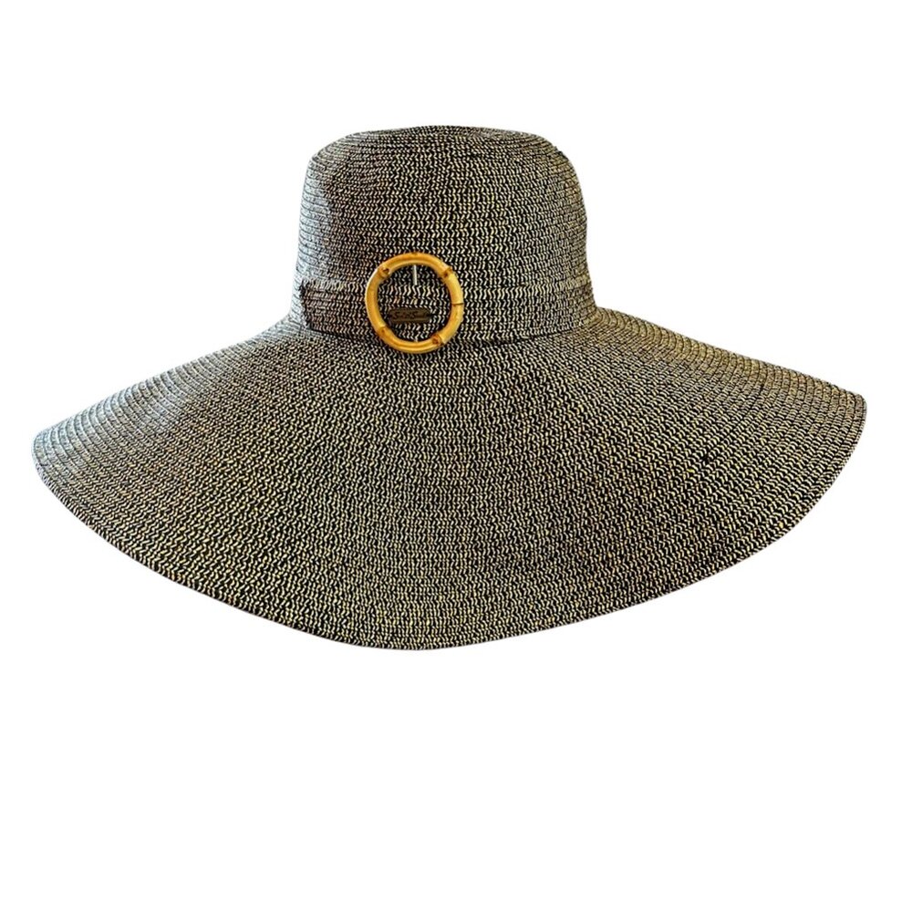 NWOT Vintage Retro French Girl Style Floppy Oversized Sun Hat - Picture 4 of 10